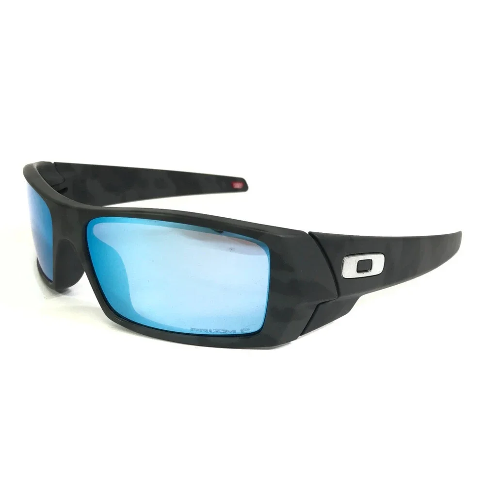 Oakley Sunglasses Gascan OO9014-8160 Matte Black Camo w/ Prizm Deep Water Lenses